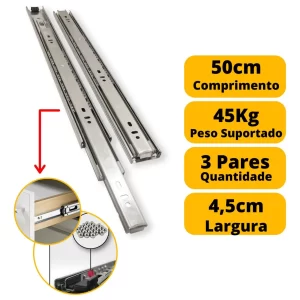 Corrediça Telescópica